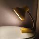 Yellow metal desk lamp 1970
