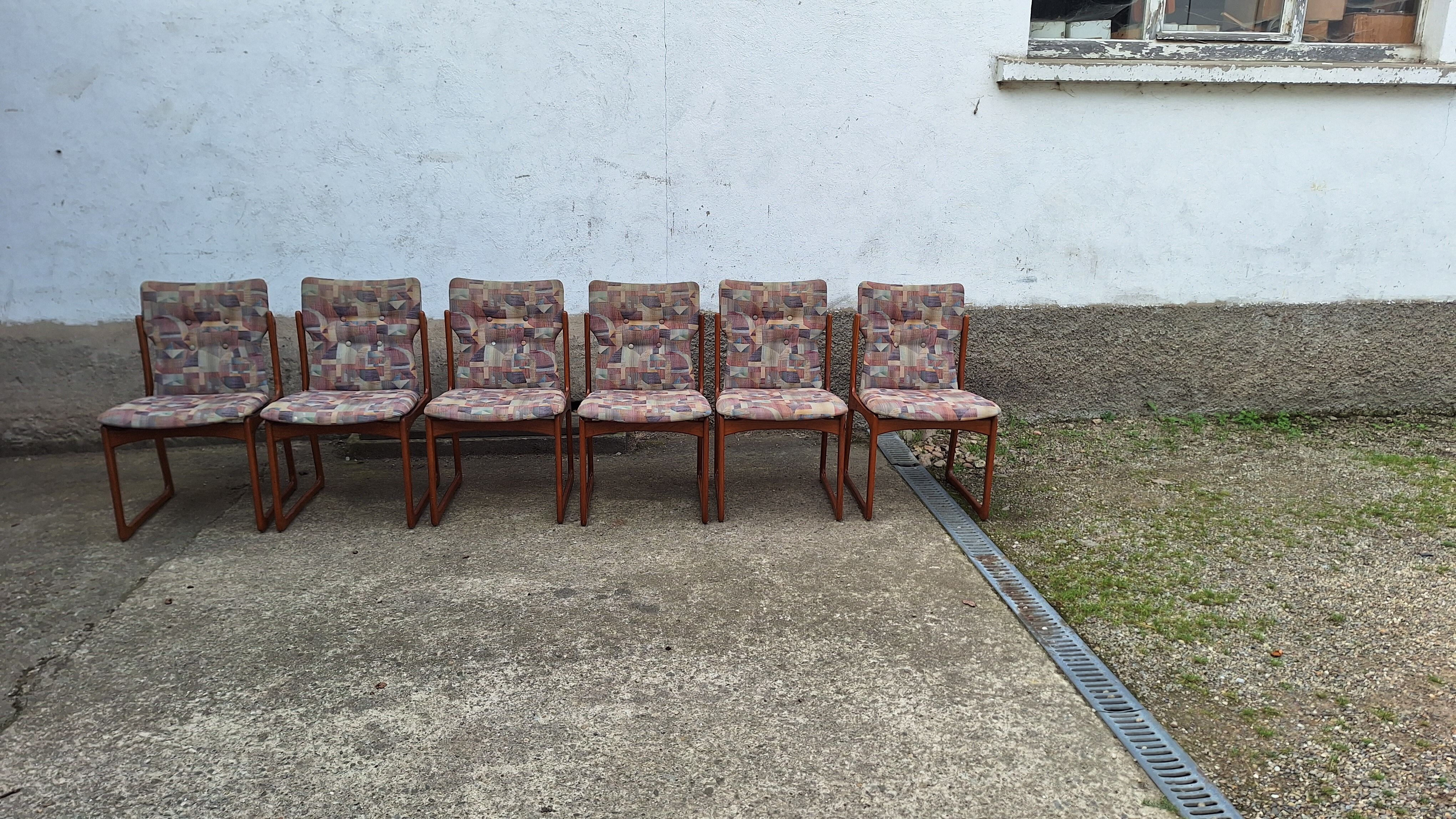 Set of Vandrup Stolefabrik Scandinavian chairs