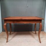 Louis XV table in natural wood