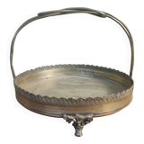 Plat en métal vintage