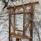 Old wooden entrance coat rack