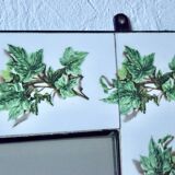 Vintage ceramic wall mirror