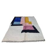 Handmade wool Berber rug 250 x 150 cm