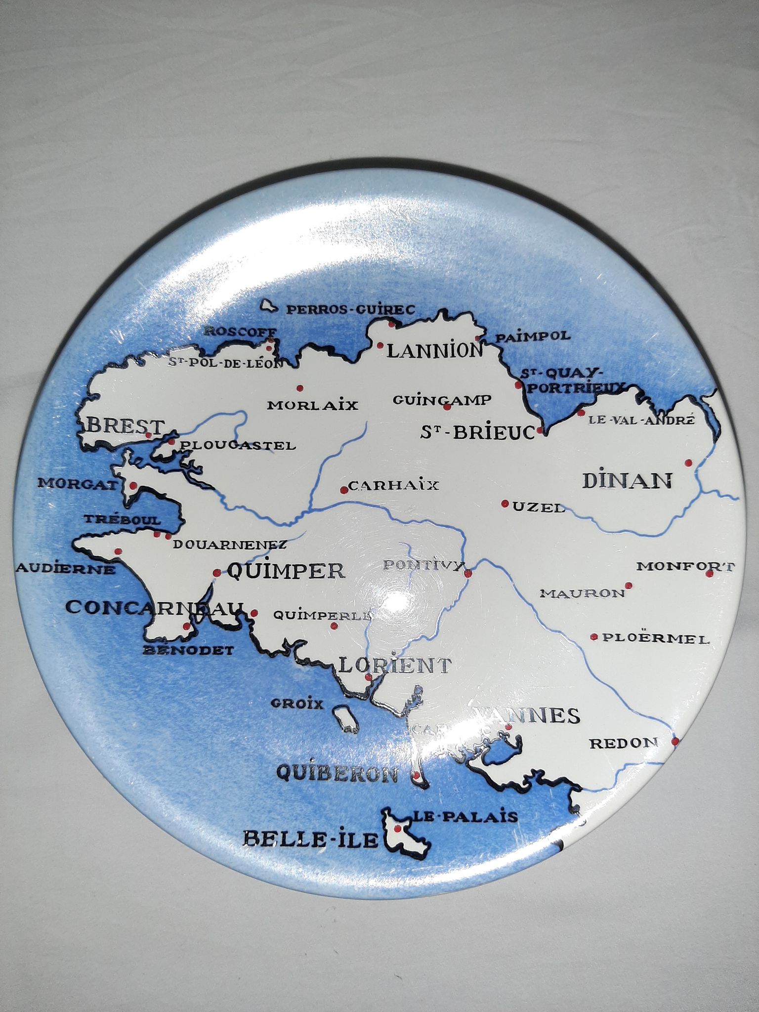 Plates Côtes de France Primavera Colette Gueden KG Lunéville
