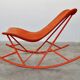 Metal and Polyurethane Rocking Chair from Sintesi, Italy, 2010