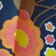 Pliant de camping  vintage fleuri