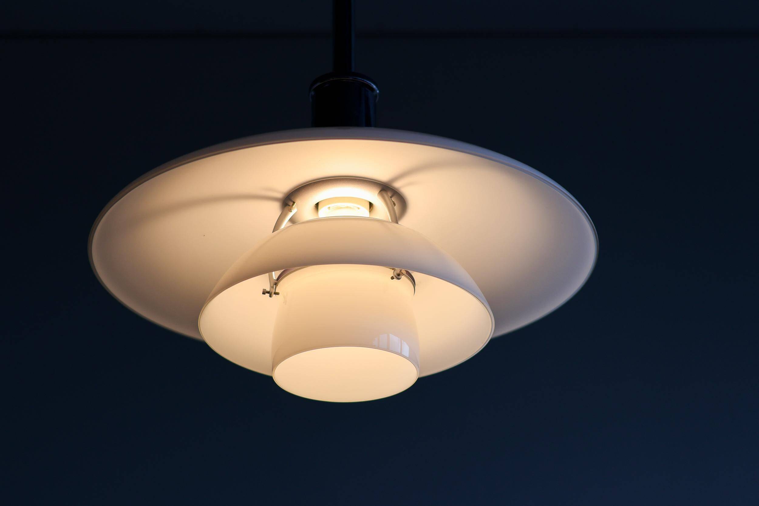 Poul Henningsen PH 4½-4 Glass Suspension Light by Louis Poulsen
