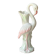 Ceramic flamingo vase Italy 1980
