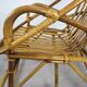 Rocking-flesh rattan vintage