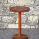 Art Deco wood pedestal table, art deco smoking table, end of sofa, art deco, 30's