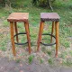 2 tabourets de  bar brutalistes