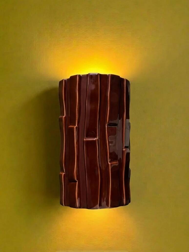 Tejo ceramic wall light (Moka) - Square Coco