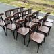 Set of 16 bistro chairs