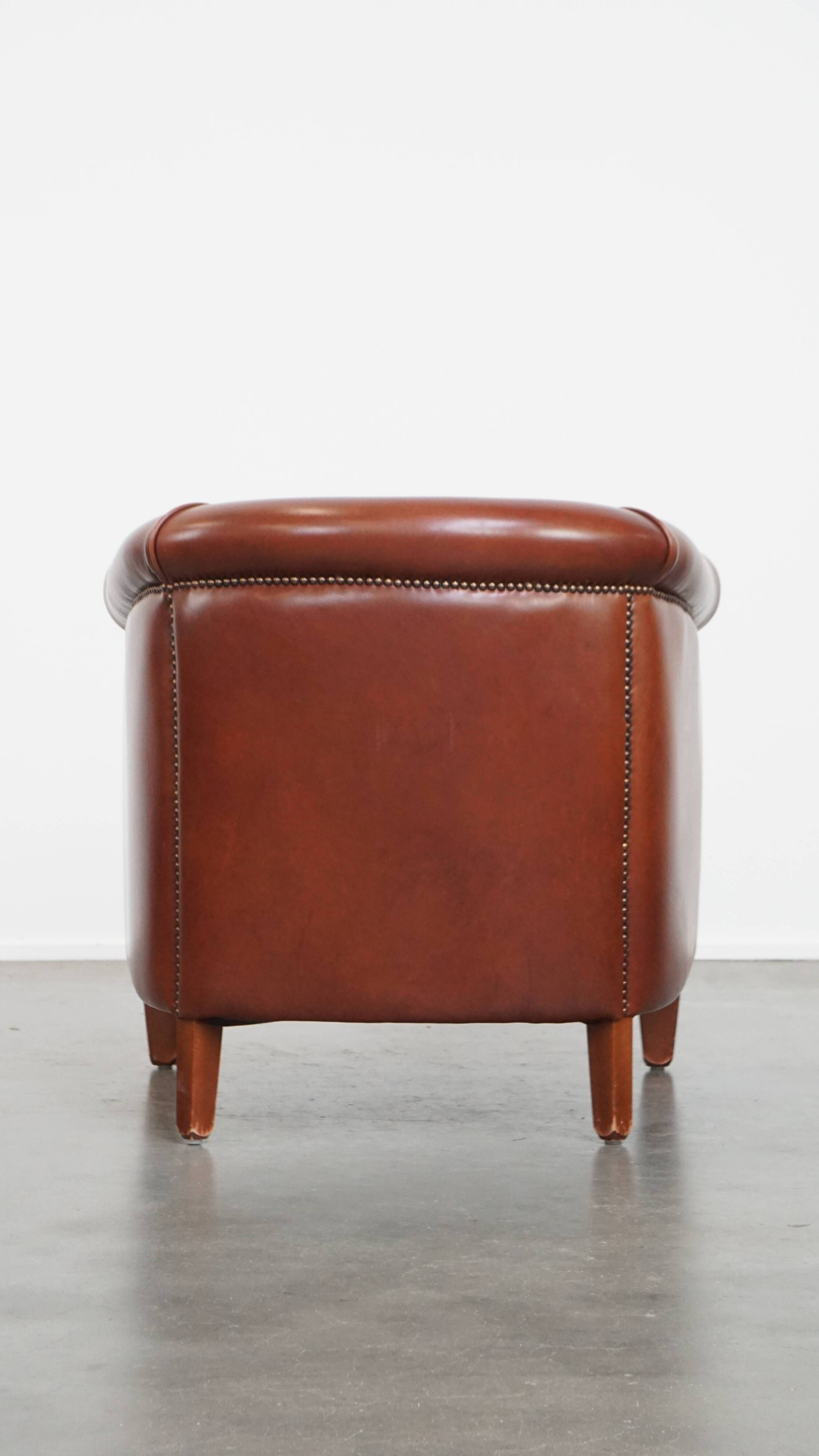 Club Chair in Cowhide Leather