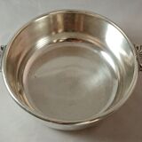 Old hollow plate silver metal handles shells