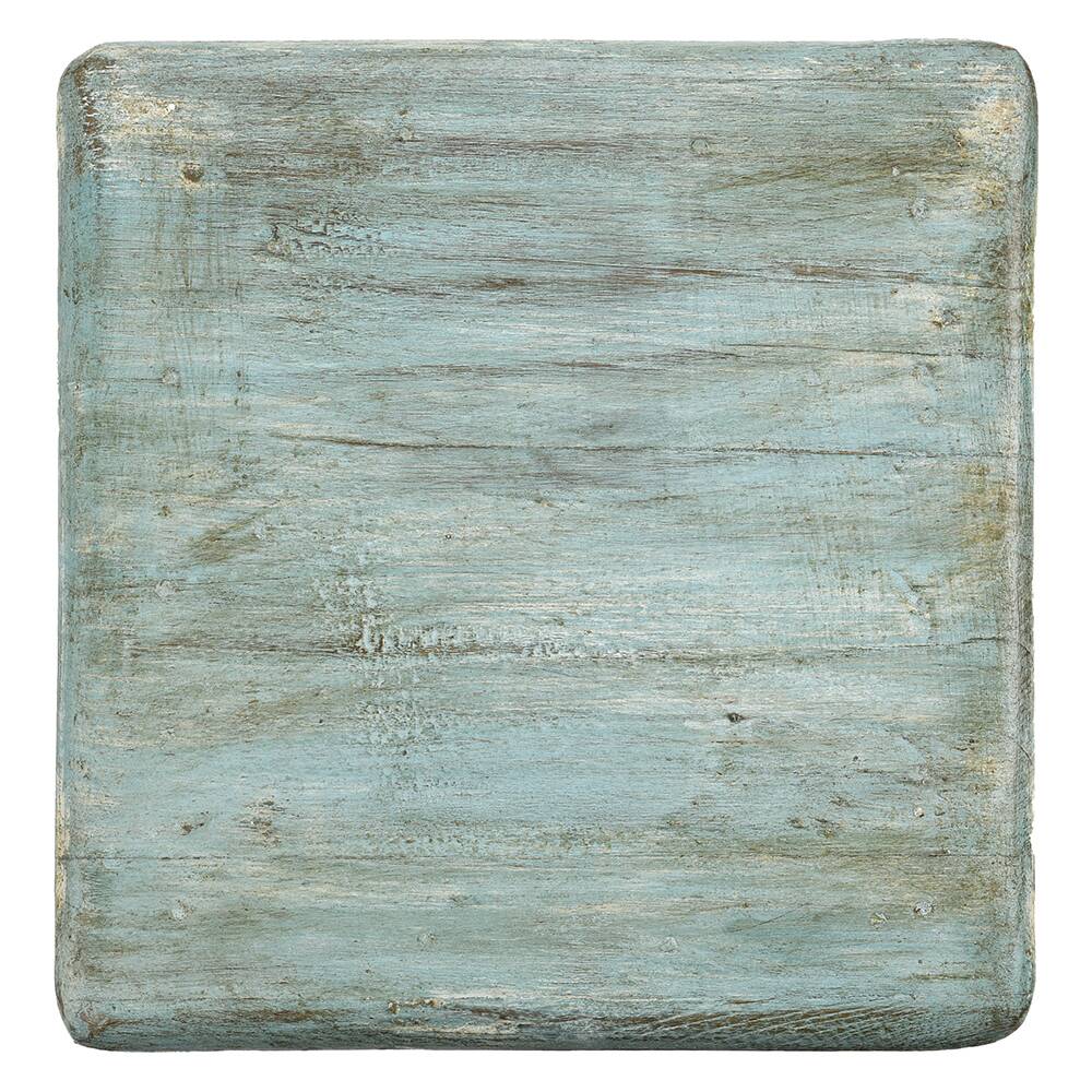 Vintage patinated wooden stool