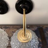 Pair of globe wall lights