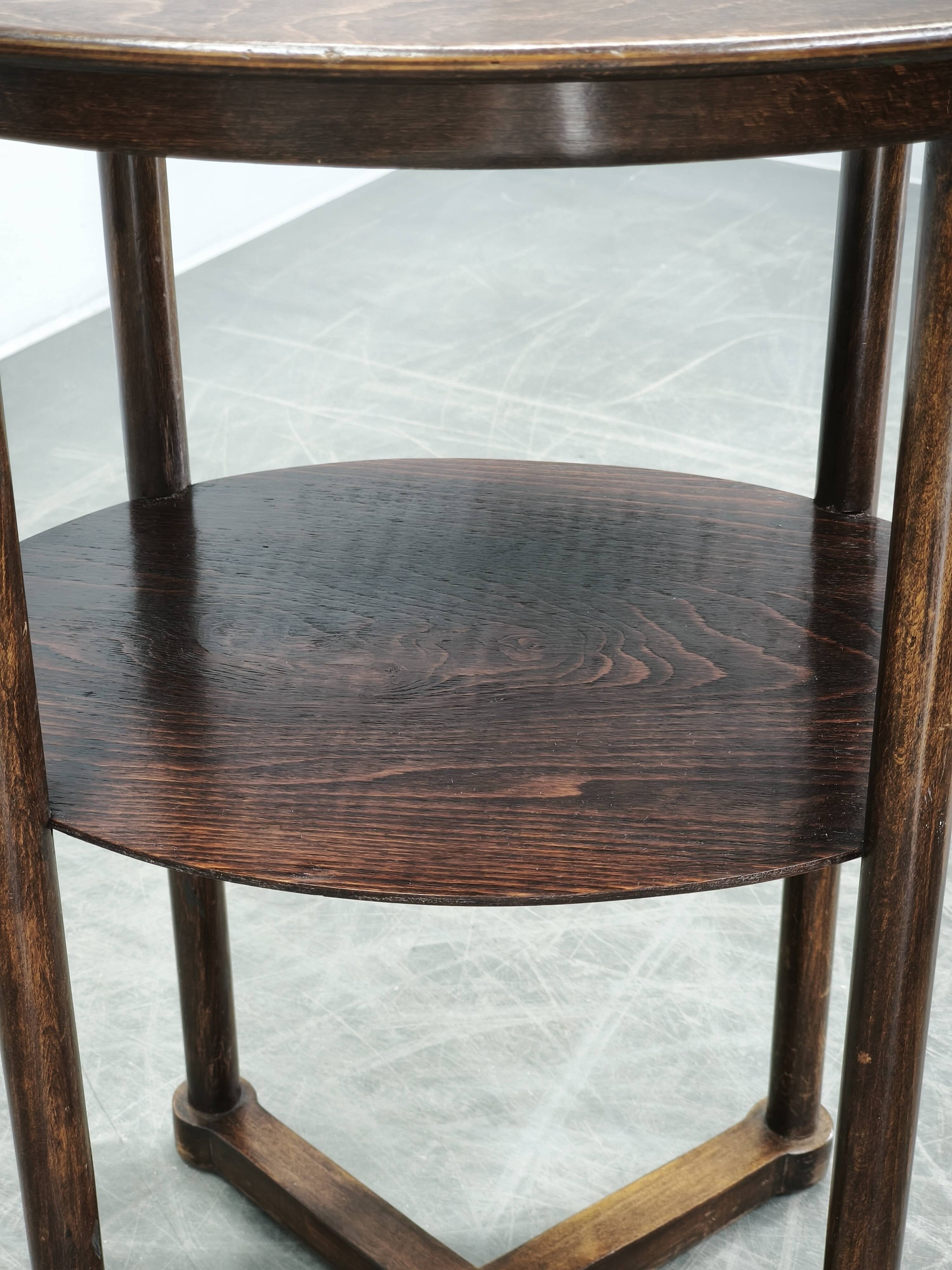 Table ovale de Josef Hoffmann, Sécession de Vienne, Kohn ou Thonet, vers 1900