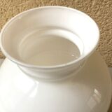 Bedside lamp glass opalin vintage 70