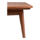 Vintage extendable teak dining table