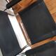 Lot of 3 vintage metal and skai armchairs