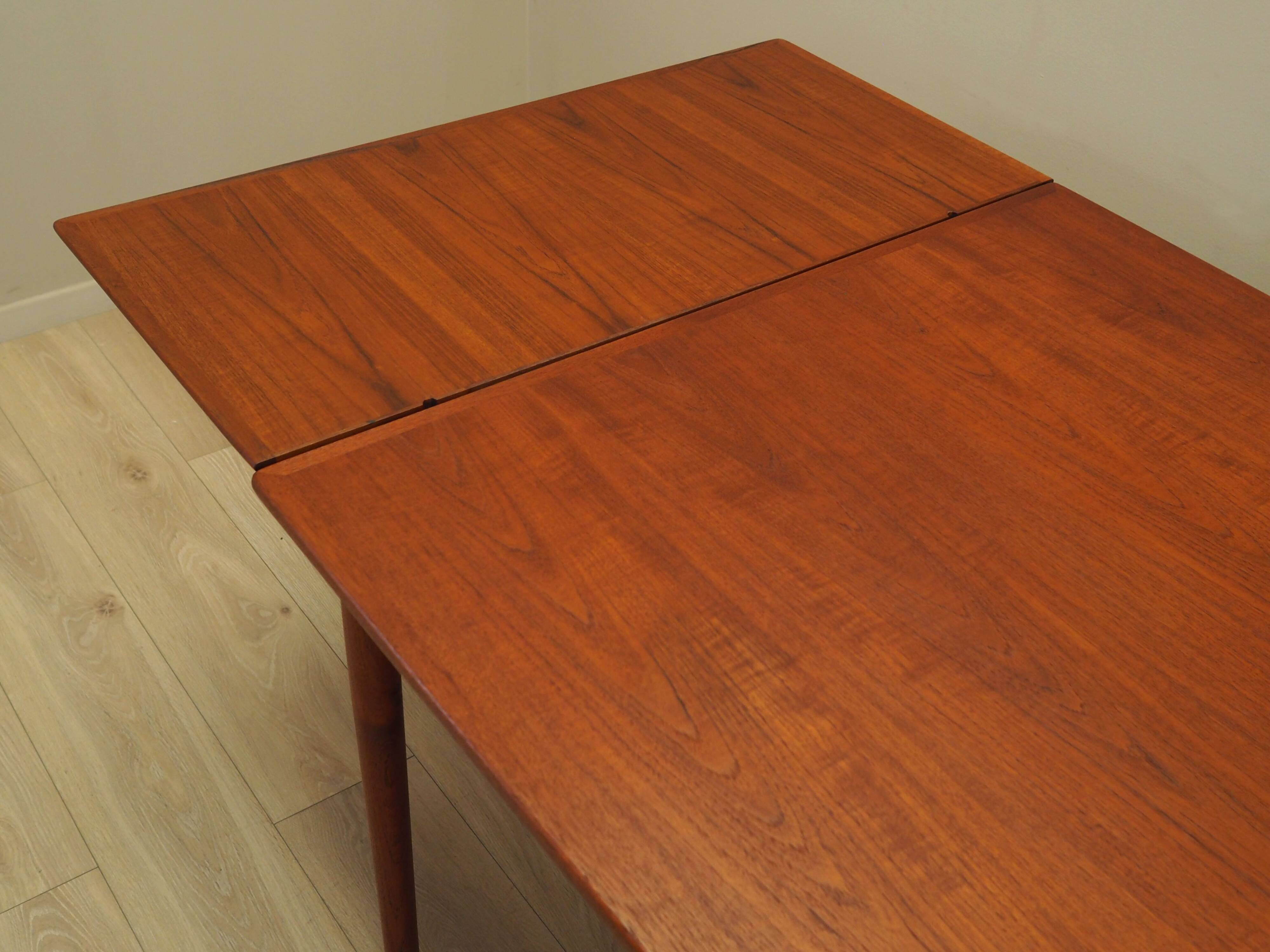 Teak table, Danish design, 1970s, production: Denmark