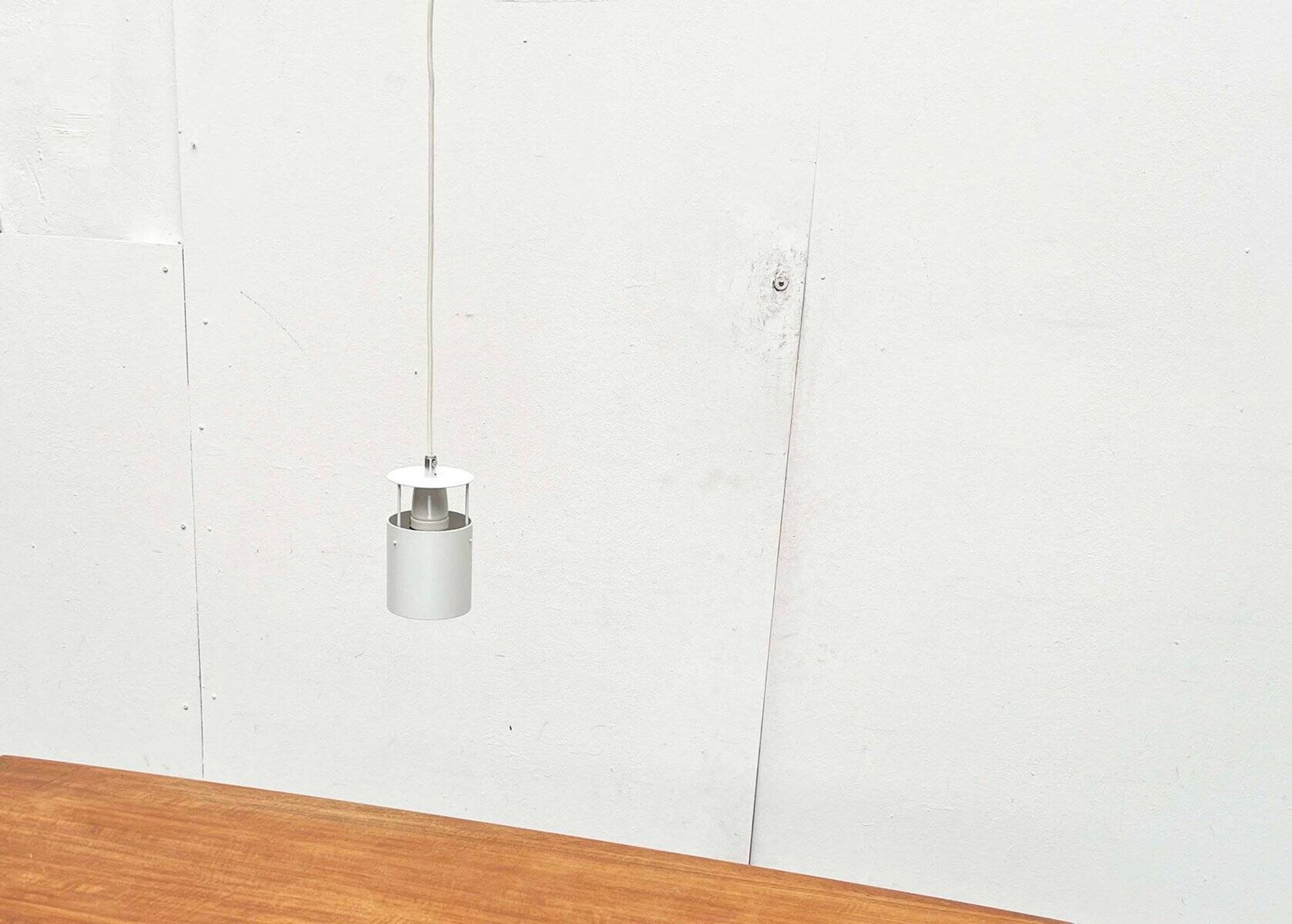 Fyrtønden pendant lamp, minimalist Danish modern mid-century by Asger Bay Christiansen for Lys, 1960s.