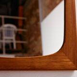 Miroir avec cadre en teck