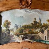 Trumeau en chêne époque XIXème.