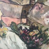 Spring on the Farm, signed E. Soutrenoy, 1949