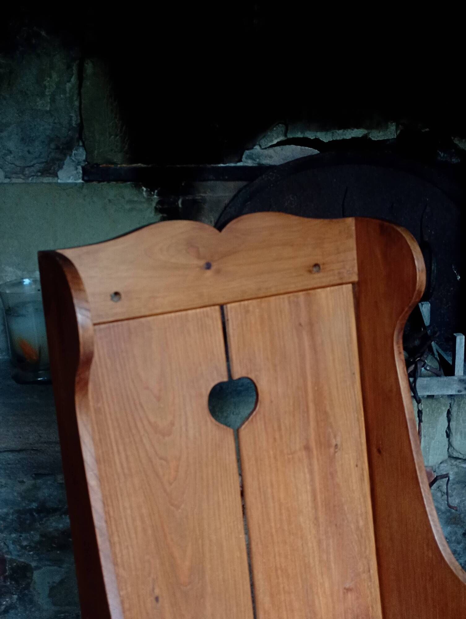 Pair of rustic armchairs