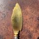 Silver-handled pie server Minerve, golden blade, Louis style.