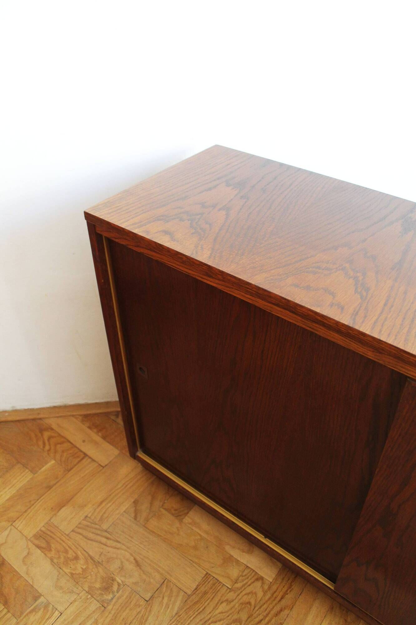 Vintage 1966 Czechoslovak Oak Sideboard by UP Závody