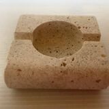 Travertine individual ashtray