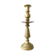 Art deco brass candle holder