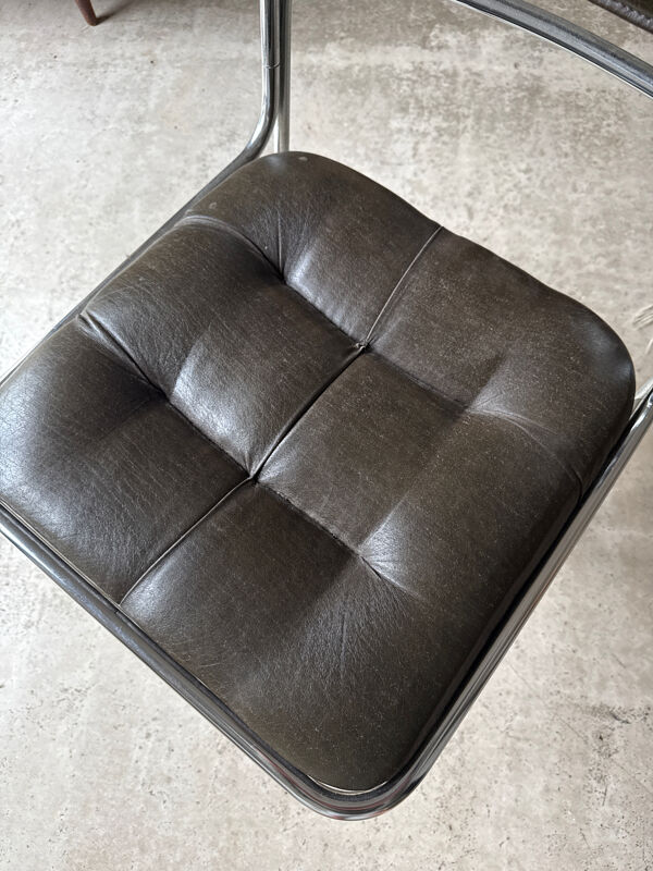 Chaise traîneau années 70