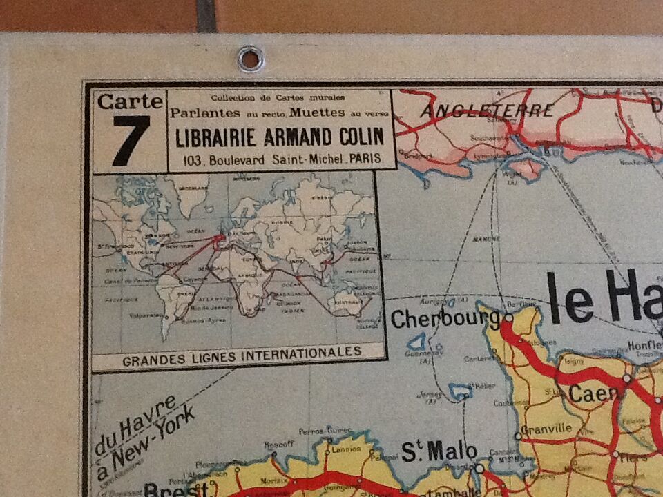 School n ° 7 france paths of iron vidal-lablache map