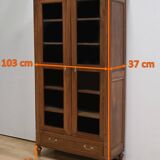 Bookcase in Solid Walnut, Louis XVI style – Mid-19th century