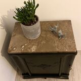 Black Art Deco bedside table