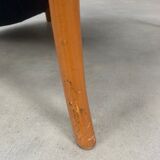 Fauteuil Cinna design 1980, bleu pop