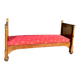 19th Century Empire Period Solid Walnut Daybed