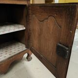 Bahut bas ancien enfilade boIs massif