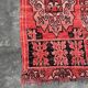 Moroccan carpet boujad red - 85 x 200 cm
