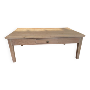 table basse en bois avec - tiroir