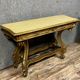 Console Louis XV Baroque en bois doré et bois laqué vers 1900