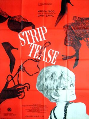 Affiche cinéma originale de 1963.Strip