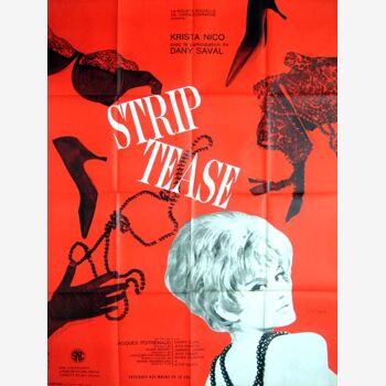 Original film poster of 1963.Strip Tease