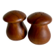 Salt and pepper shakers, wood