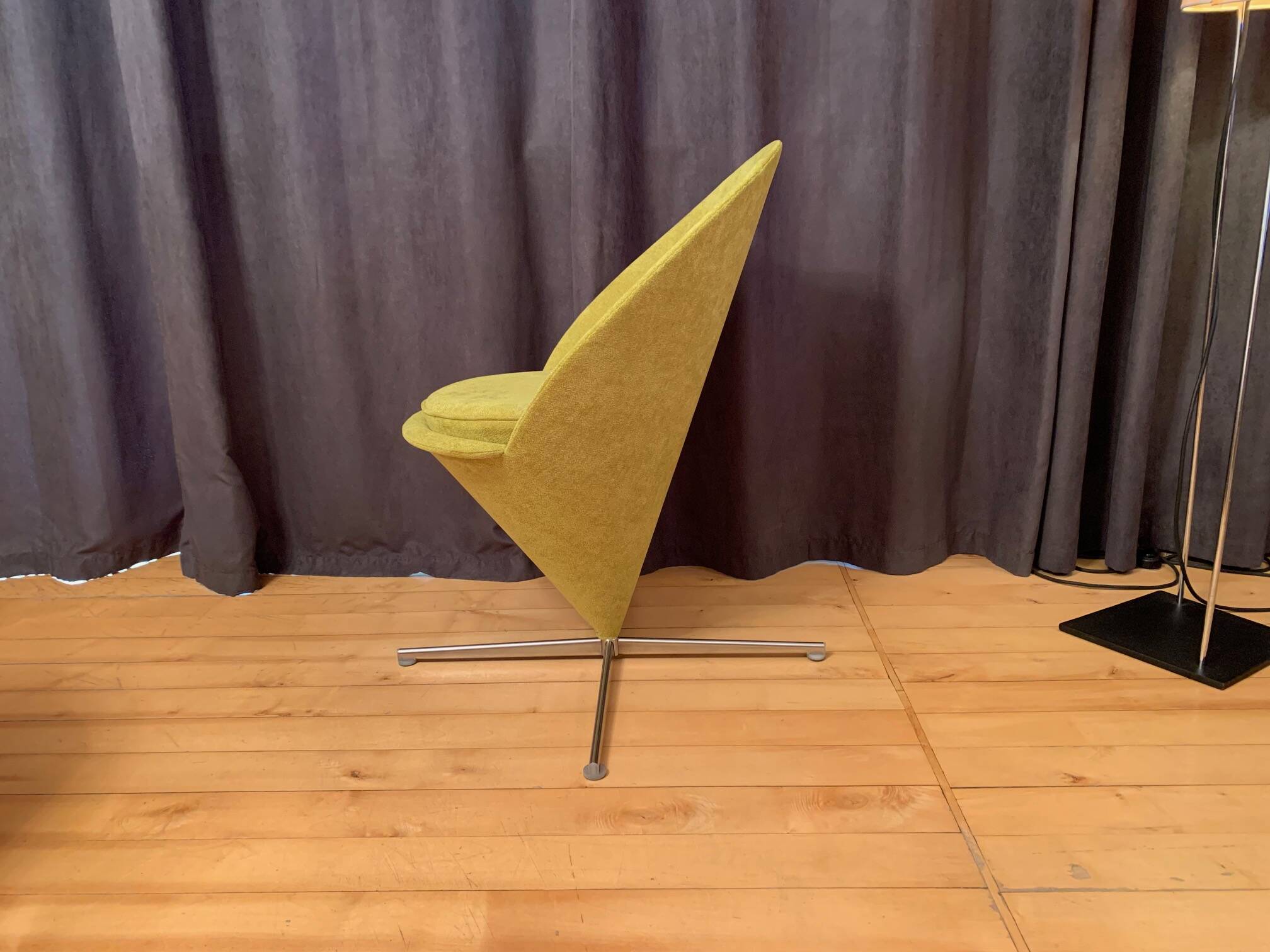Cone chair, model K1, designed by Verner Panton, Plus-Linje, Denmark, 1950s