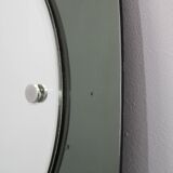 1980s Oval Italian Mirror